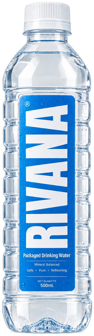 RIVANA packaged drinking water bottle, 500 millilitres
